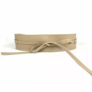 ***BEIGE WRAP BELT***